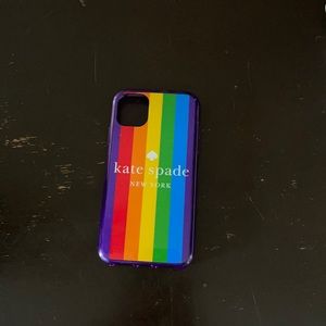 Kate spade iPhone 11 case rainbow